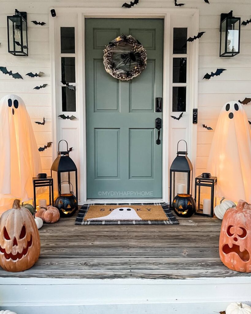 Ghost Porch with Bats