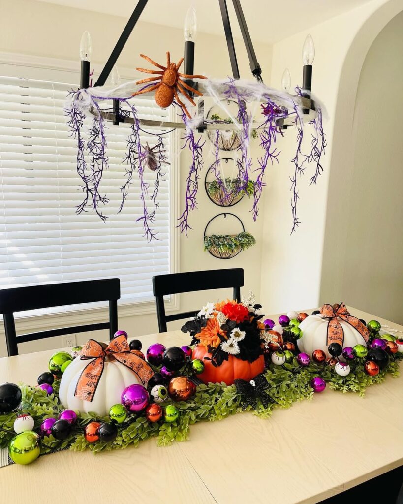 Halloween Glam Goth Tablescape