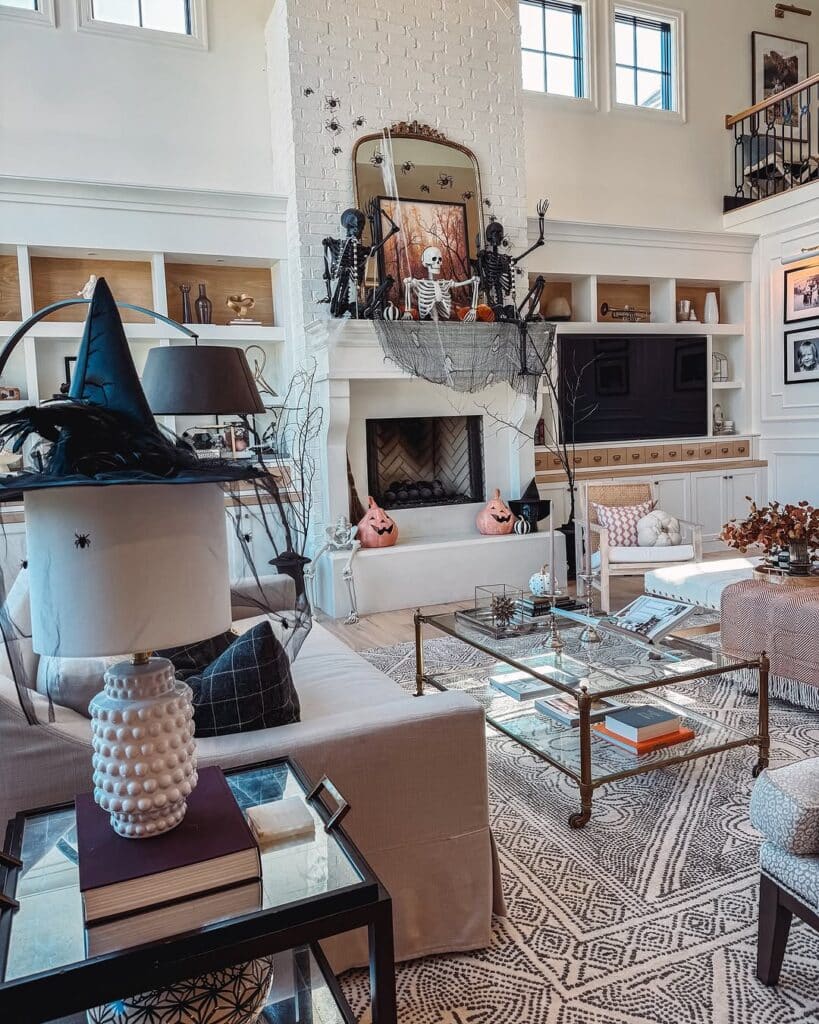 Halloween Upscale Haunted Manor Living Room