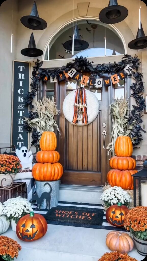 Halloween Witchy Porch Display