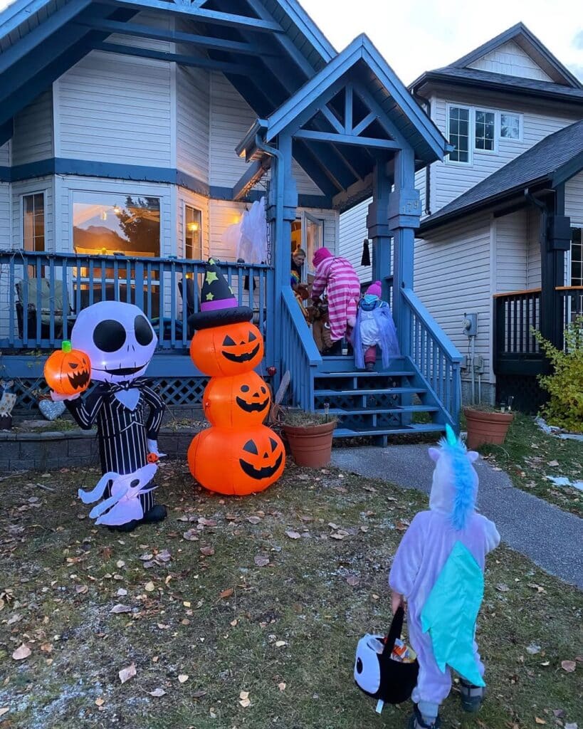 Inflatable Halloween Pumpkin Patch Lawn Welcome