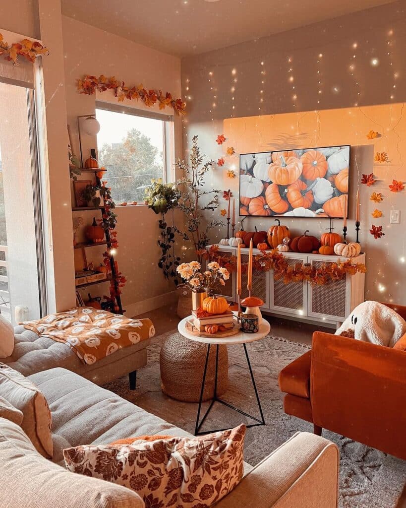 Pumpkin Lounge in Golden Light