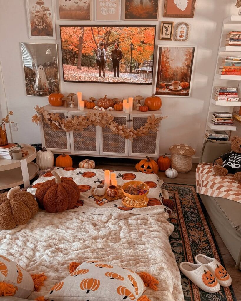 Pumpkin Movie Den for Fall