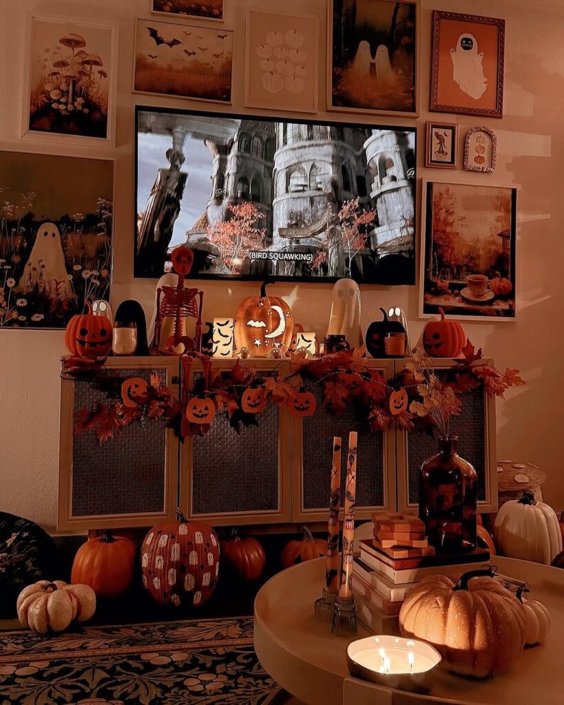 Spooky Home Theater Candlelight