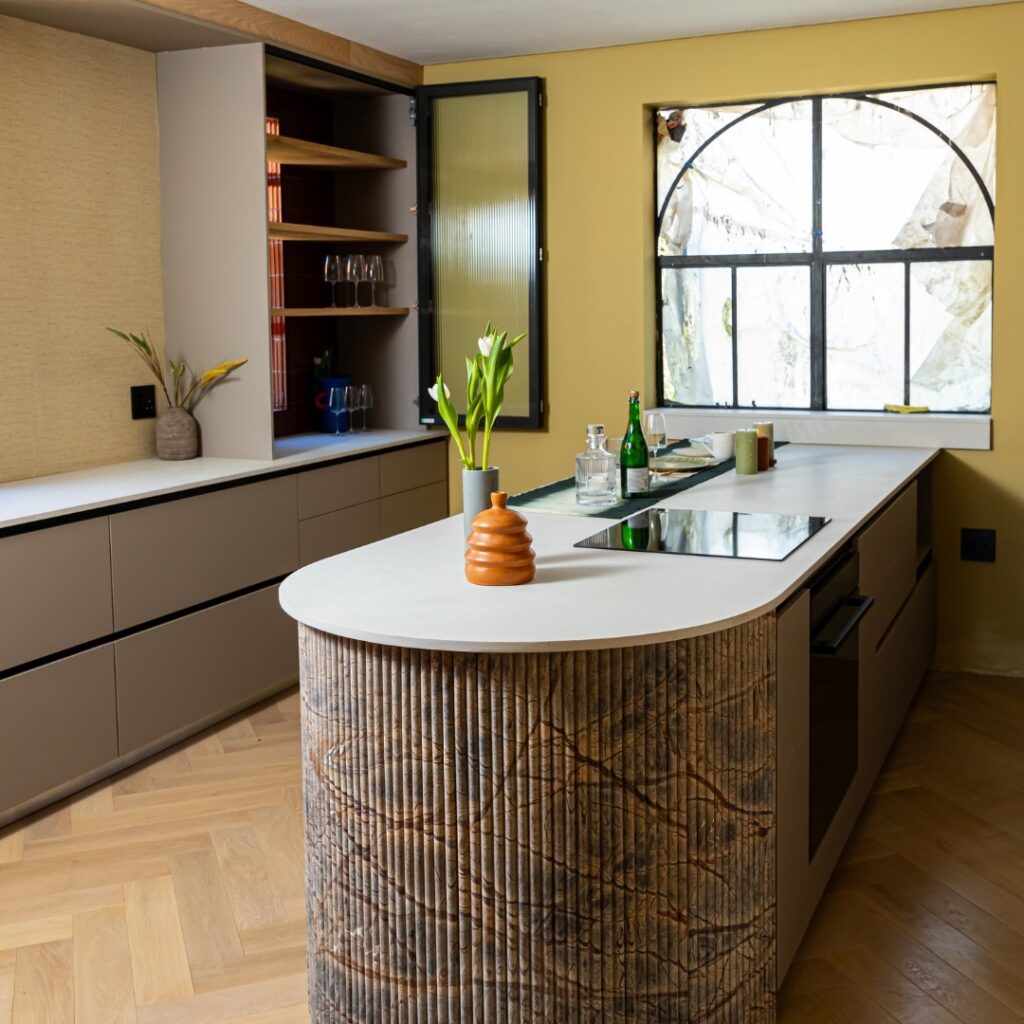 Claytone Kitchen with Curves