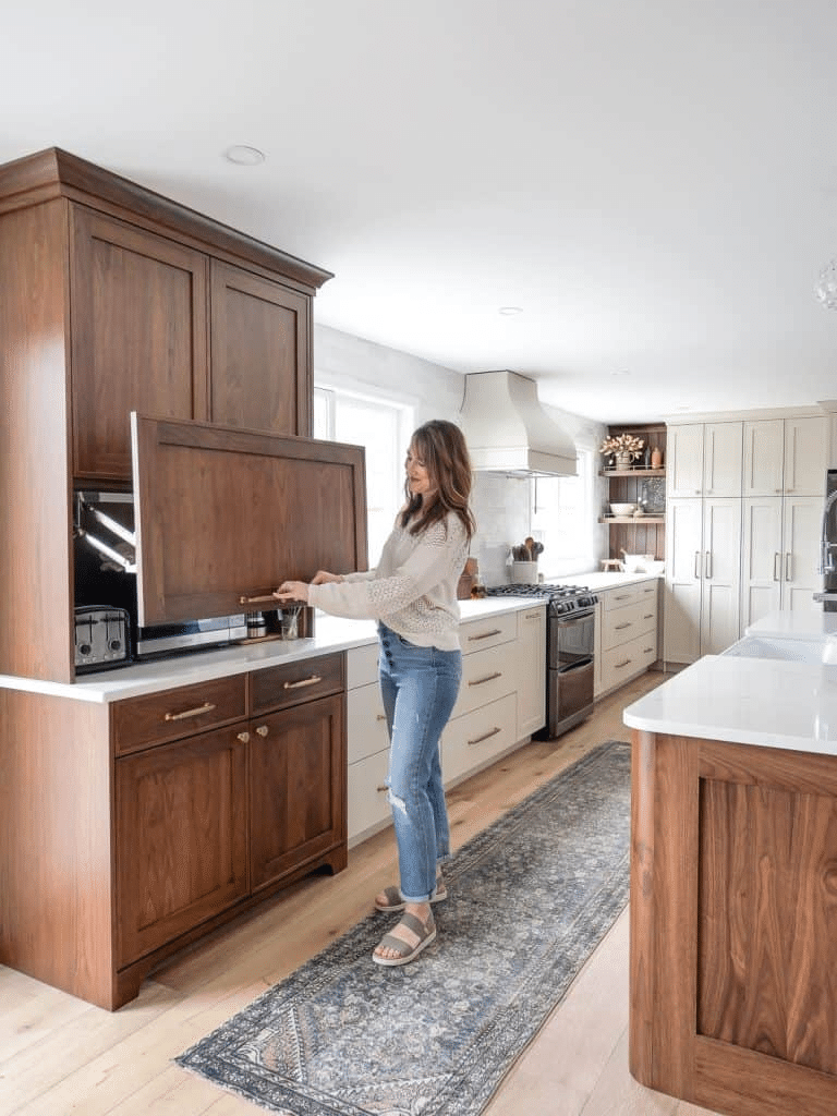 Concealed Appliance Garages