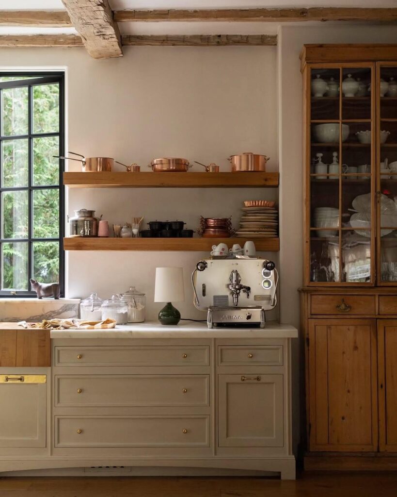 Copper Cream Farmstead Kitchen