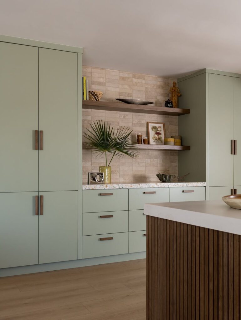 Sage Clay Modernism Kitchen