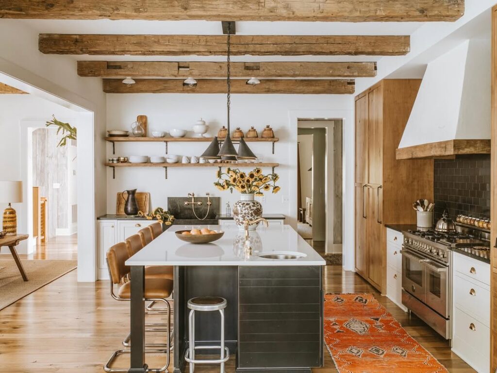 Warm Farmhouse Timber and Clay