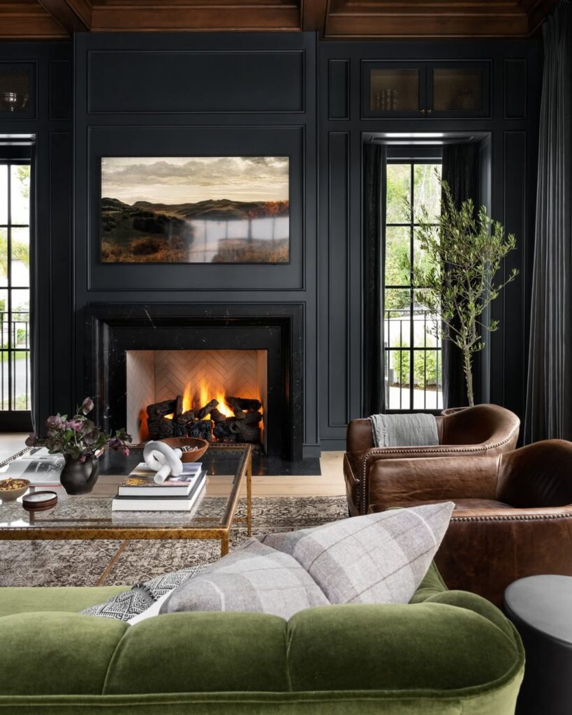 Emerald and Smoky Charcoal