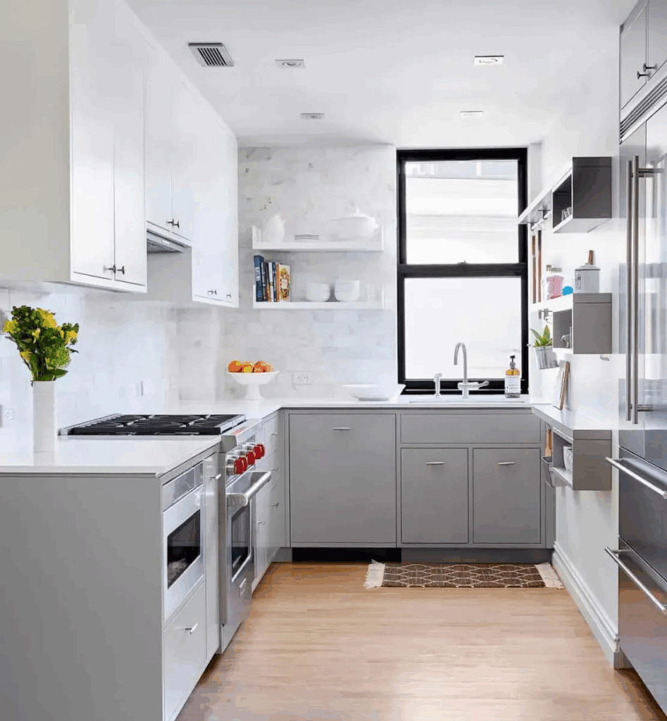 Grey Cabinetry Storage Solutions