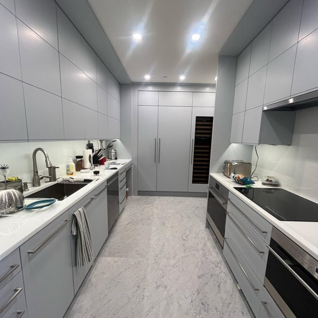 Light Grey Paneled Cabinetry