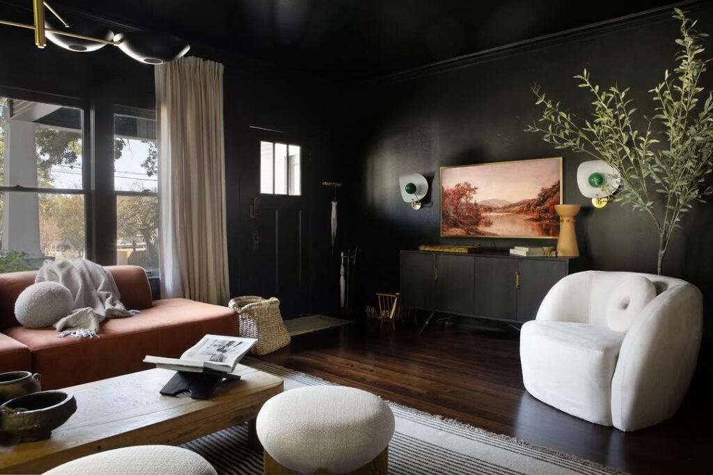 Matte Black and Terracotta