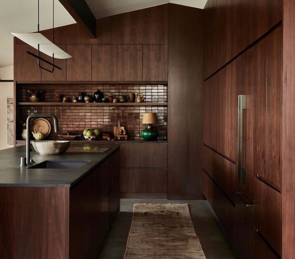 Moody Brown Cabinets