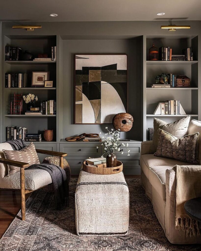 Taupe and Dark Hues