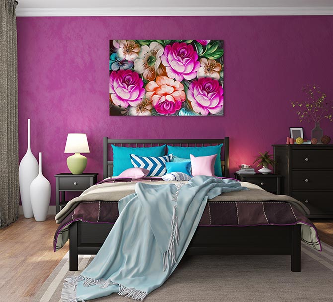 maximalism bedroom