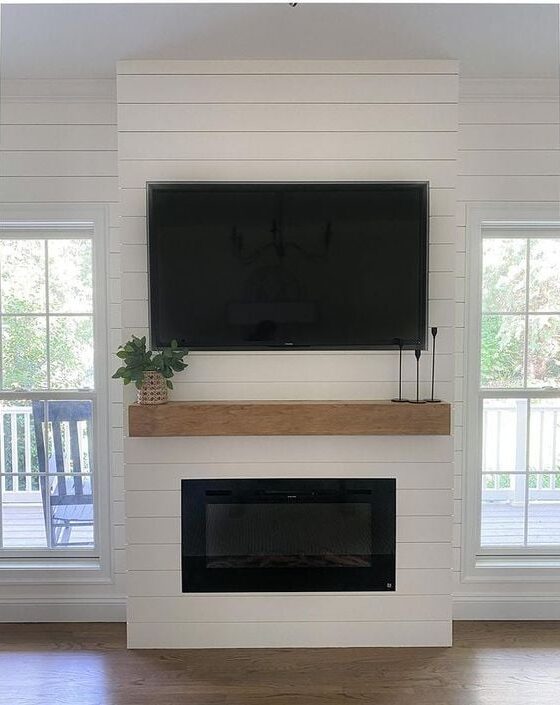 40 Gorgeous Modern Shiplap Fireplace Ideas for Any Home