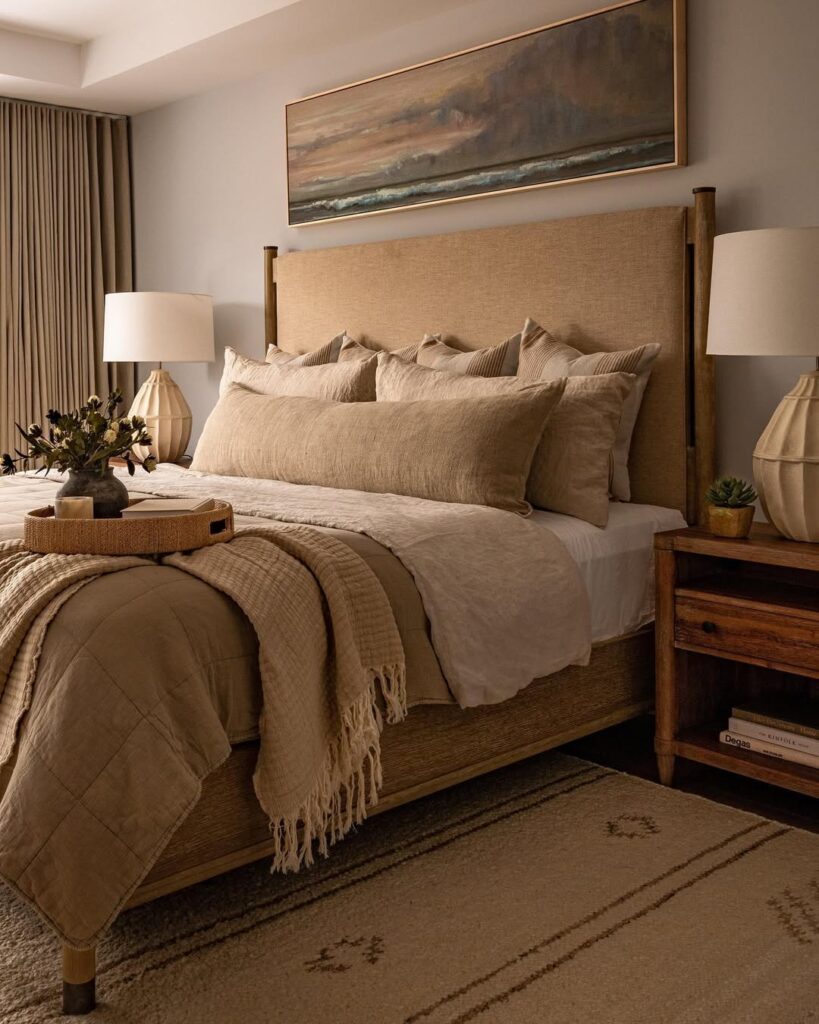 Sandy Linen and Ocean Art