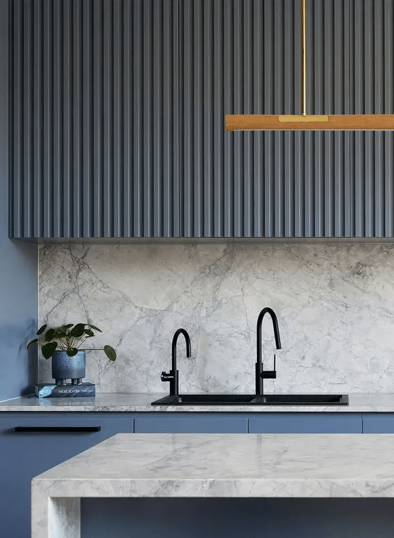 Cabinet Fronts with Fluting