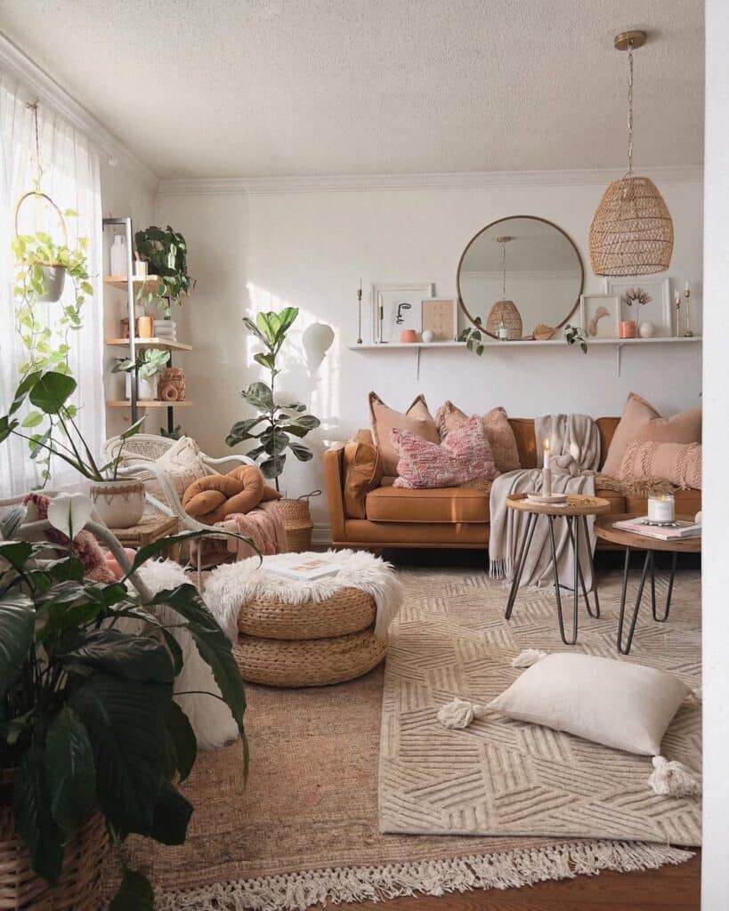Earthy Boho Space
