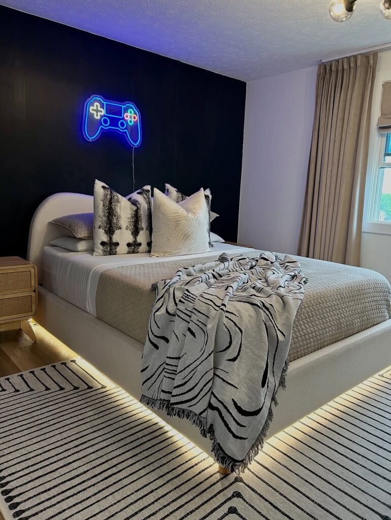 Gamer Room with Luxe Glow