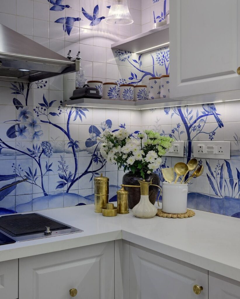 Hand Painted Wall Mottling