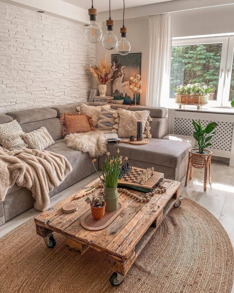 Layered Rustic Boho Corner