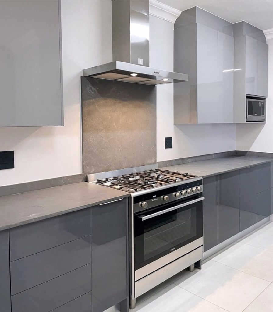 Monochromatic Grey Kitchen