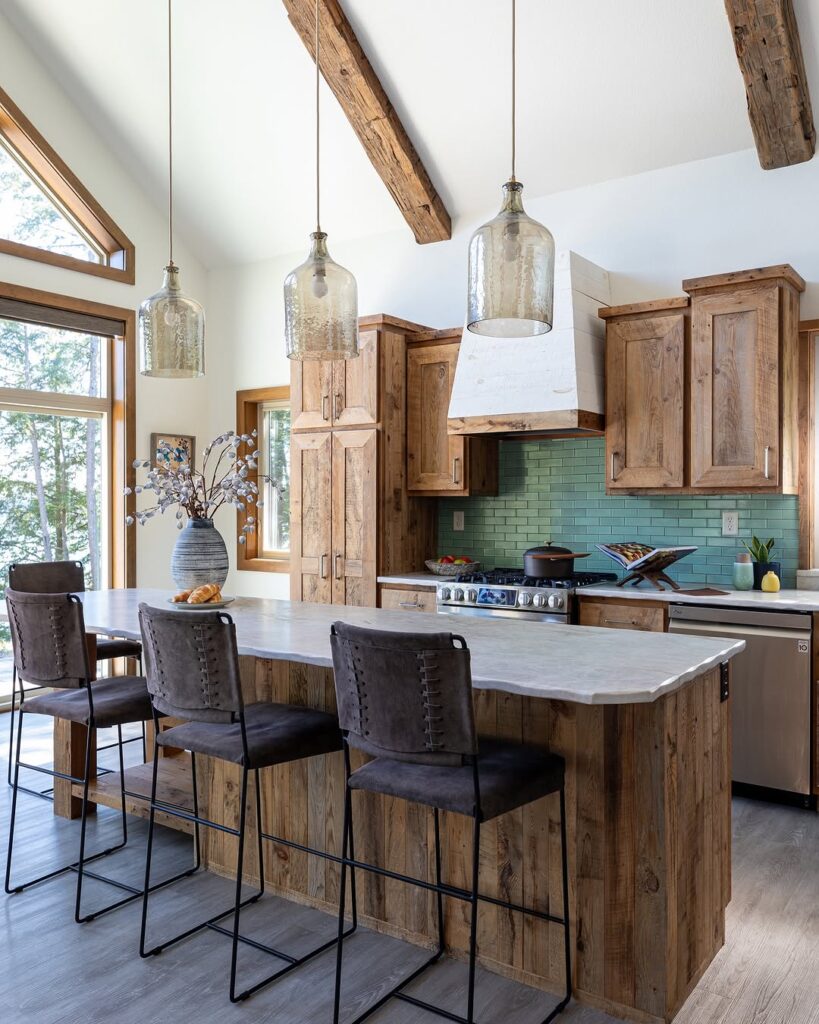 Reclaimed Wood Kitchen Elements