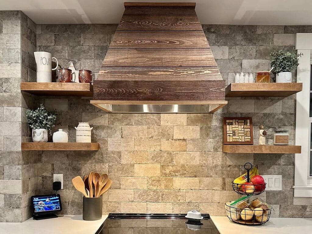 Rustic Hood Feature