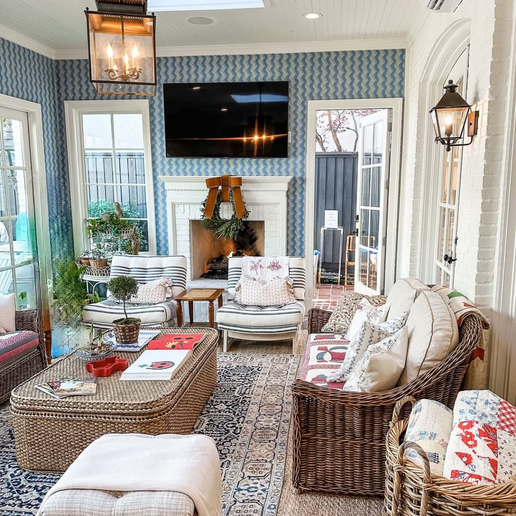 Blue Ivory French Cottage Textures