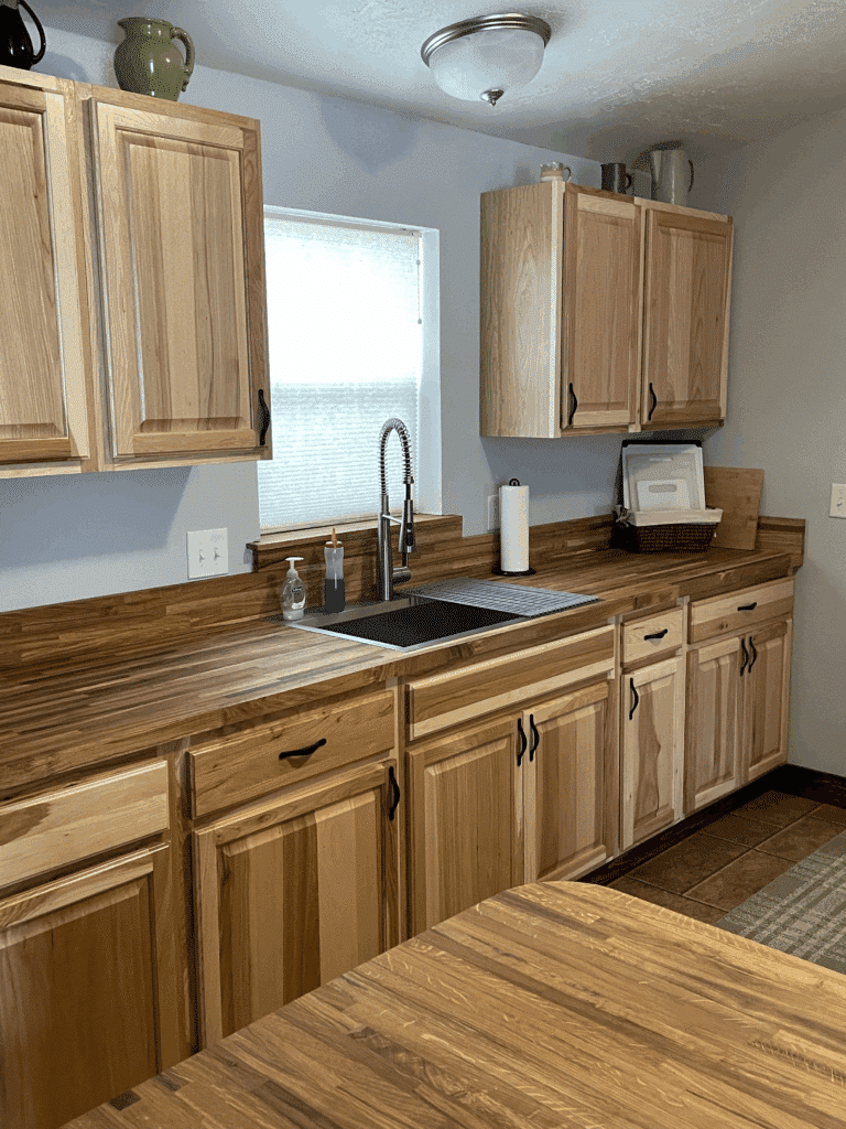 Hickory and Butcher Block