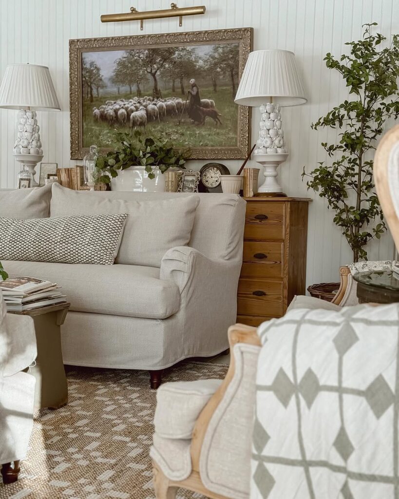 Neutral French Cottage Pastoral Calm