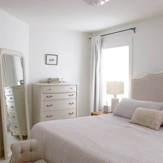 Parisian Inspired Bedroom in White