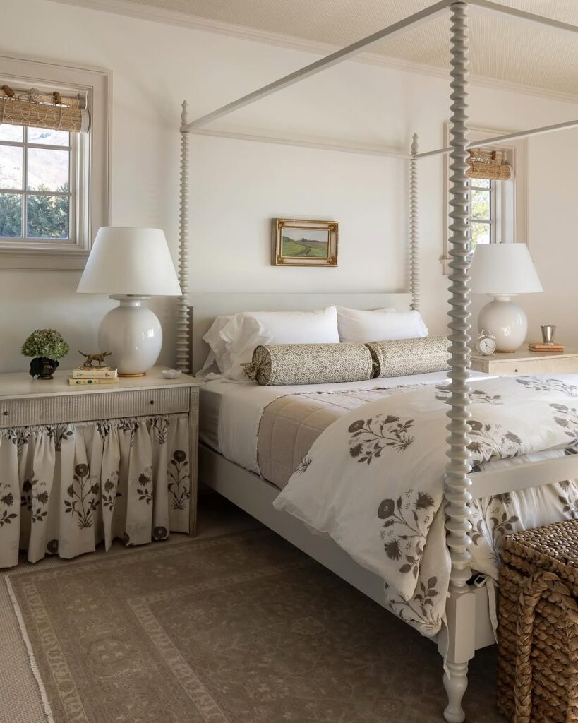 Vintage White Bedroom