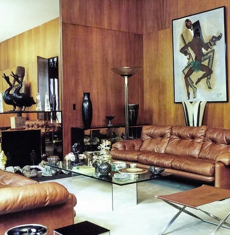 1980s Moody Leather Glam