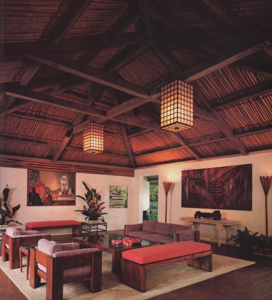 1980s Tropical Coastal Lounge