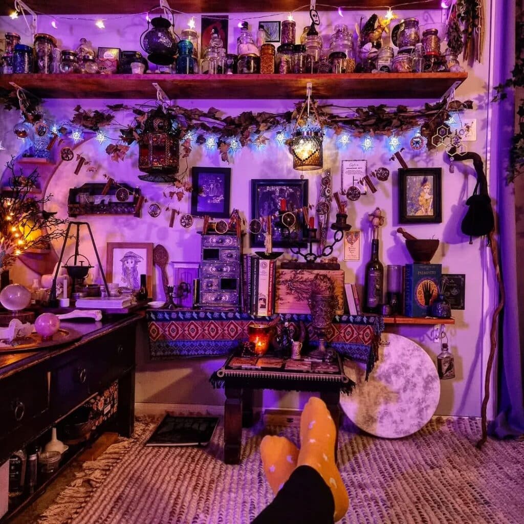 Amethyst Apothecary Living Room