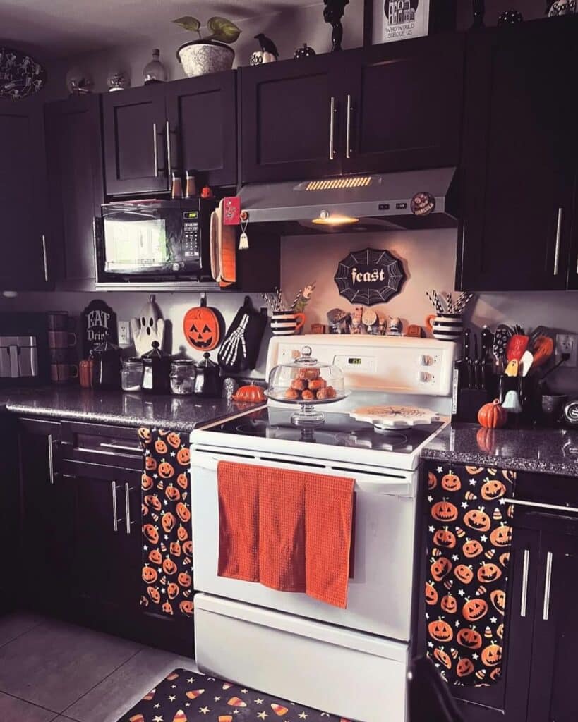 Autumn Festive Noir Gothic Kitchen