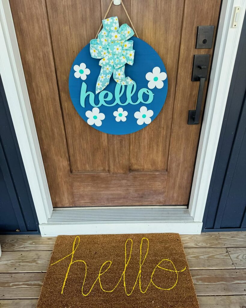 Blue Hello Spring Daisy