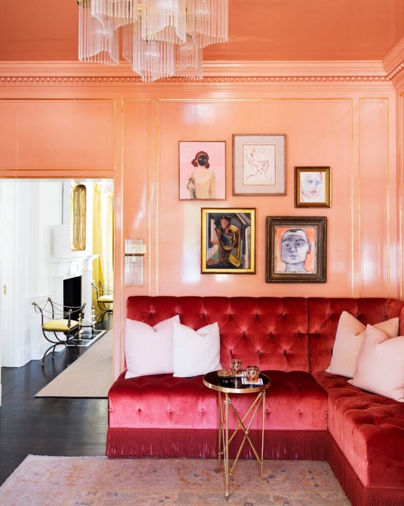 Blush Velvet Parisian Salon