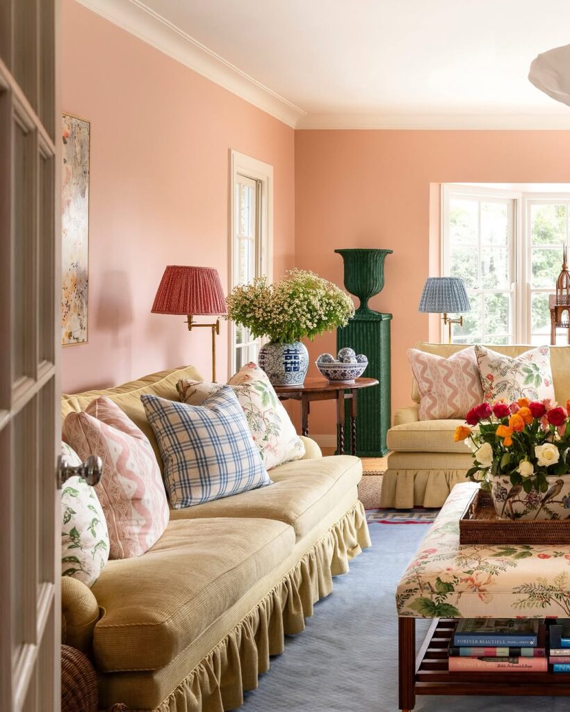 Blush Wall Green Decor