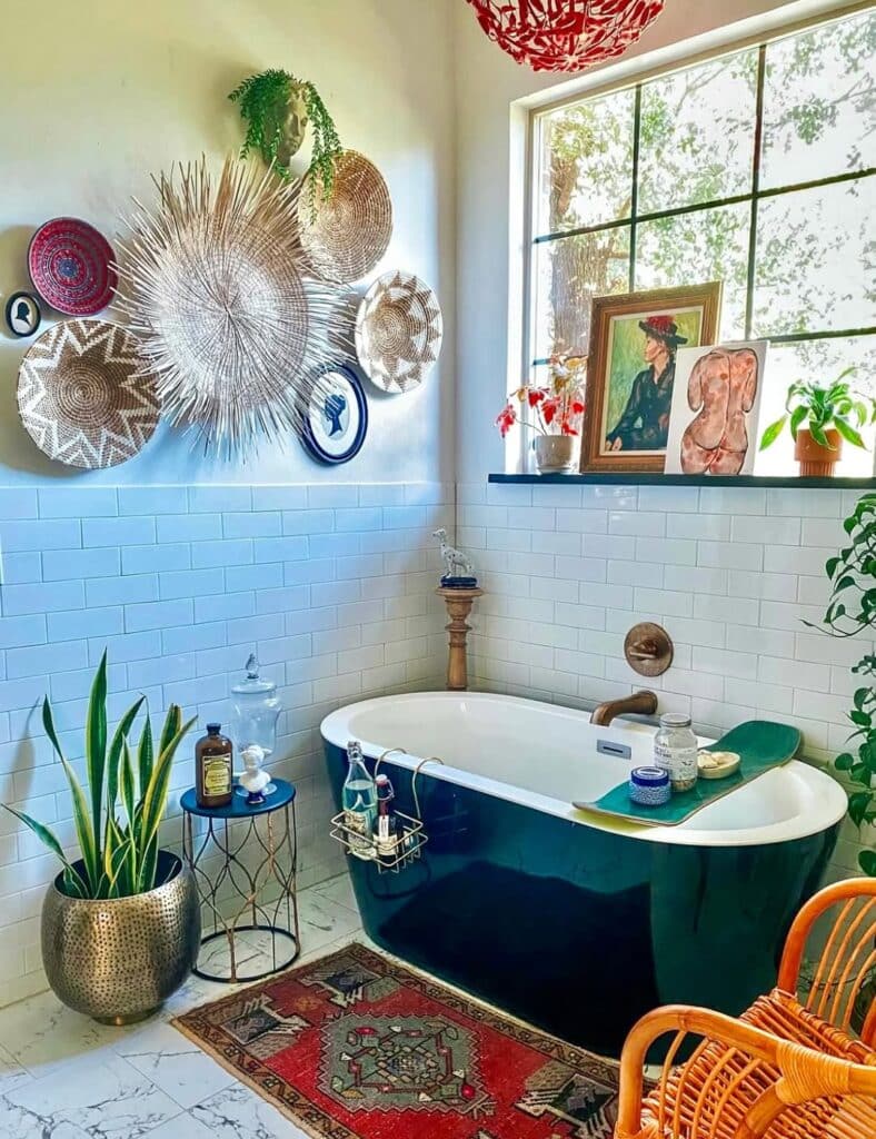 Boho Basket Gallery by the Tub
