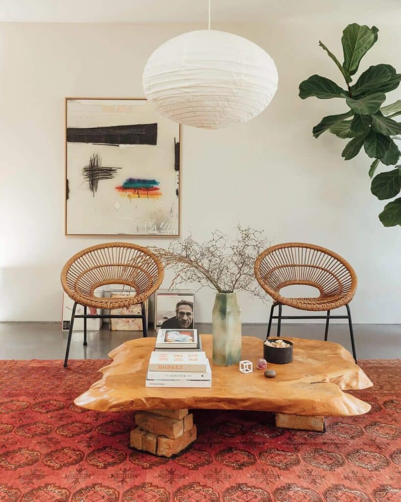 Boho Live-Edge Wood