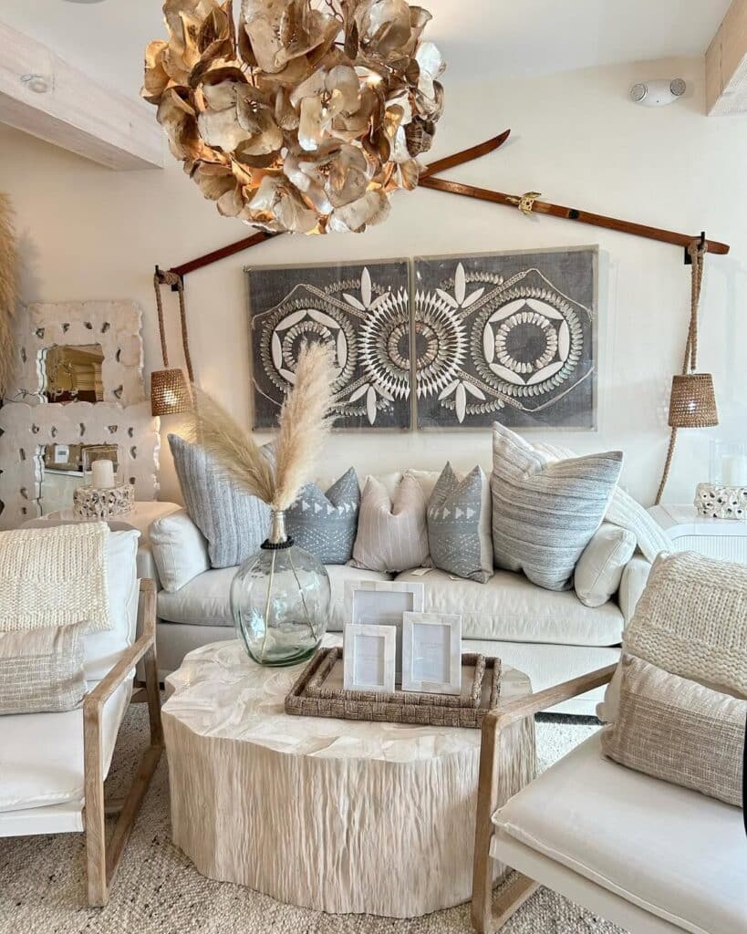 Boho Shell Art