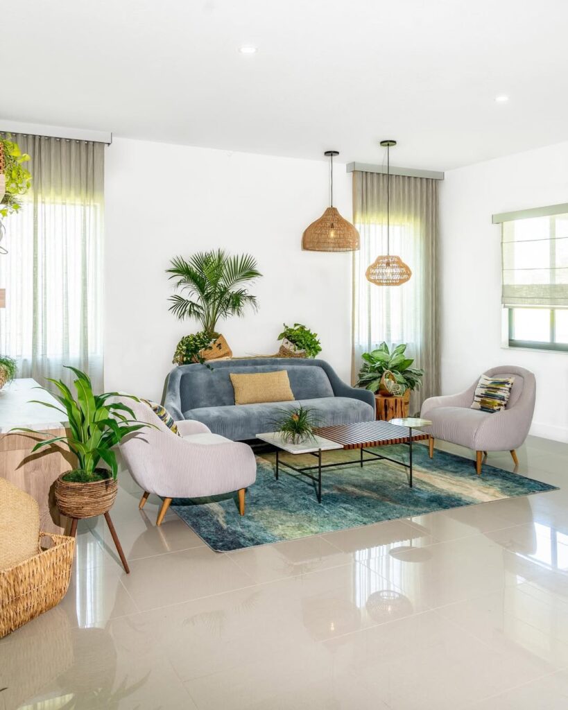 Botanical Earthtone Lounge