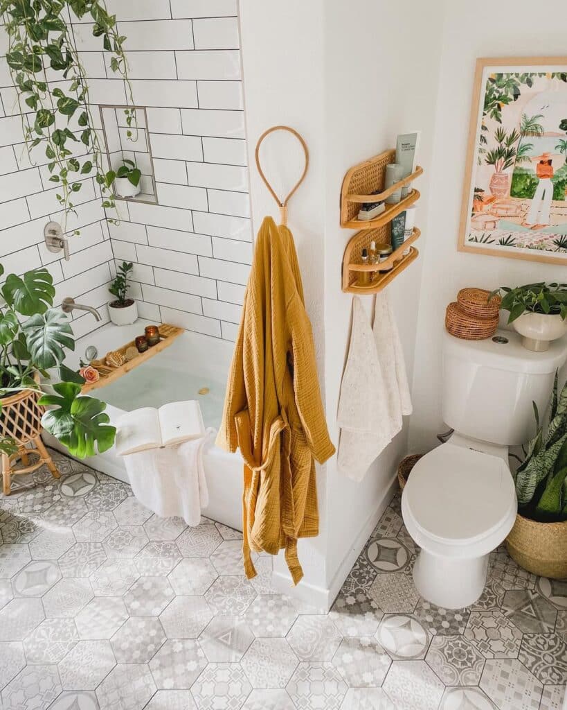 Botanical Rattan Tub Nook