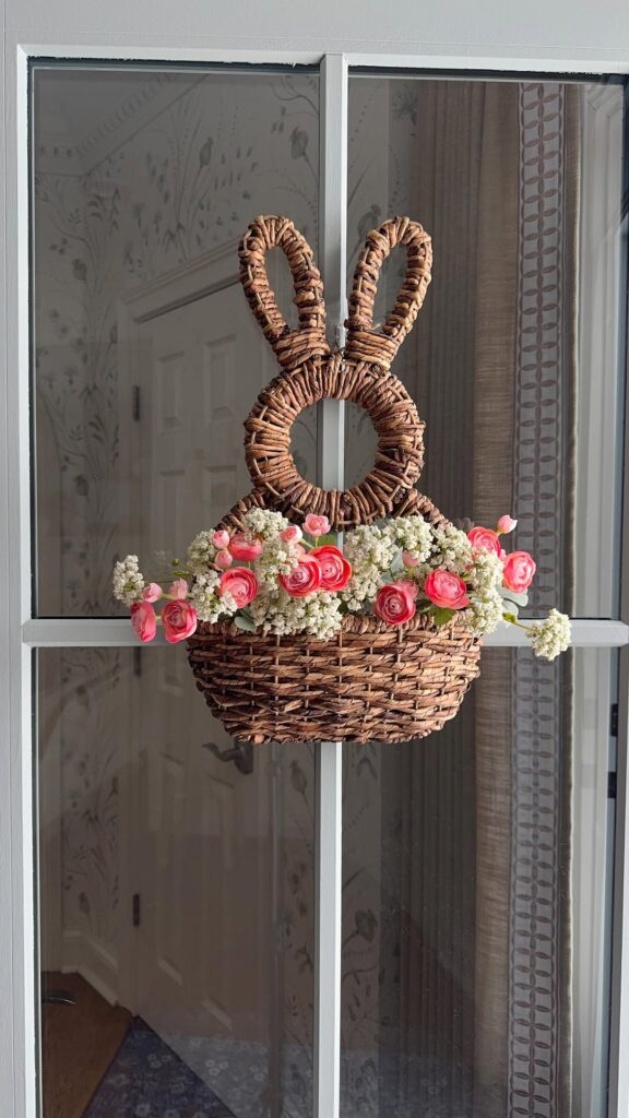 Bunny Floral Basket