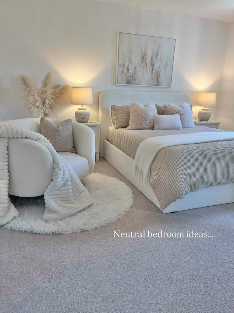 Calm Winter Bedroom