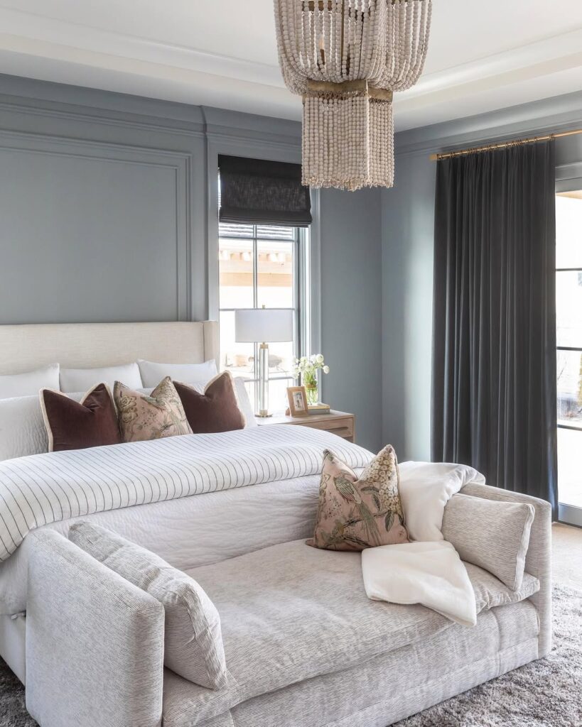Charcoal Velvet Drapery